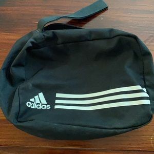Black ididas small wristlet